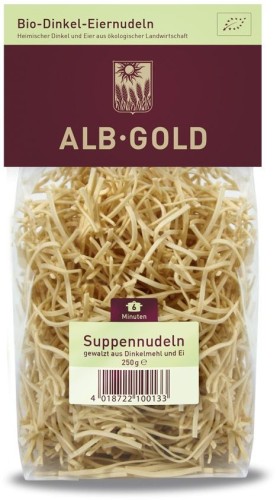 10781MAKARON (ORKISZOWY JAJECZNY) NITKA BIO 250 g - ALB GOLD-1
