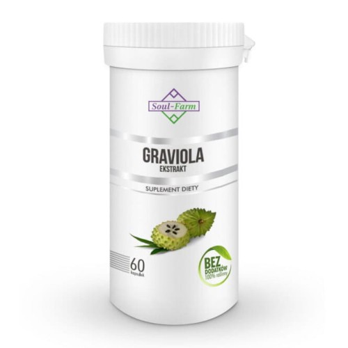 11107GRAVIOLA EKSTRAKT (550 mg) 60 KAPSUŁEK - SOUL FARM-1