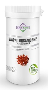 Wapno organiczne 800 mg 60 kapsułek - soul farm