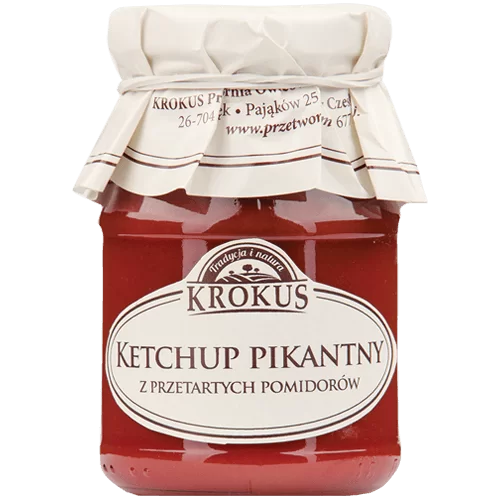 23704KETCHUP PIKANTNY BEZGLUTENOWY 180 g - KROKUS-1