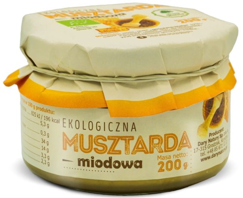23646MUSZTARDA MIODOWA BIO 200 g - DARY NATURY-1