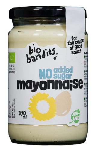 21982MAJONEZ JAJECZNY NIE ZAWIERA CUKRÓW BIO 370 ml - BIO BANDITS-1