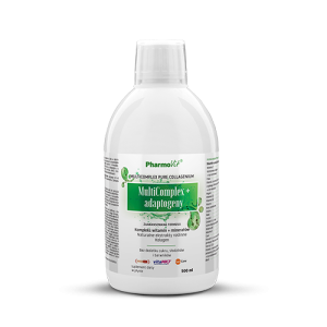 Suplement diety multicomplex + adaptogeny w płynie bezglutenowy 500 ml - pharmovit