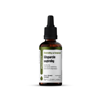 20923EKSTRAKTY W KROPLACH NA WSPARCIE WĄTROBY BEZGLUTENOWE 30 ml - PHARMOVIT (CLEAN LABEL)-1