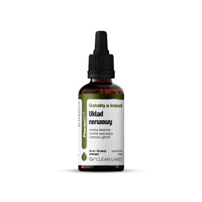 20926EKSTRAKTY W KROPLACH NA UKŁAD NERWOWY BEZGLUTENOWE 30 ml - PHARMOVIT (CLEAN LABEL)-1