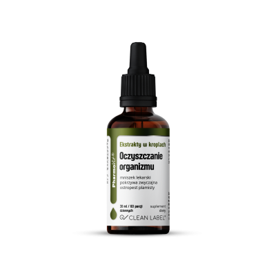 20930EKSTRAKTY W KROPLACH NA OCZYSZCZANIE ORGANIZMU BEZGLUTENOWE 30 ml - PHARMOVIT (CLEAN LABEL)-1