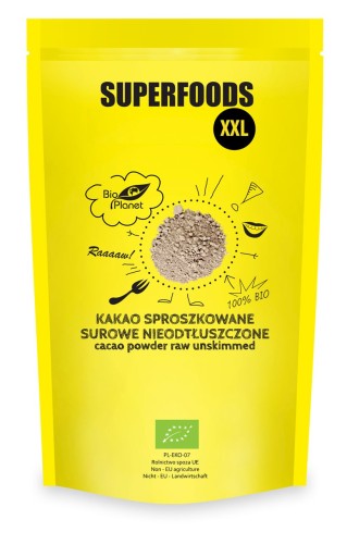 20611KAKAO SPROSZKOWANE SUROWE NIEODTŁUSZCZONE BIO 400 g - BIO PLANET-1