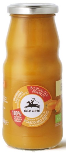 18267SOS POMIDOROWY PASSATA (Z POMIDORÓW ŻÓŁTYCH) BIO 350 g - ALCE NERO-1