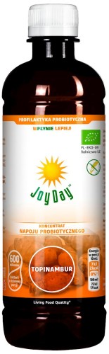 11675KONCENTRAT NAPOJU PROBIOTYCZNEGO TOPINAMBUR BEZGLUTENOWY BIO 500 ml - JOY DAY-1
