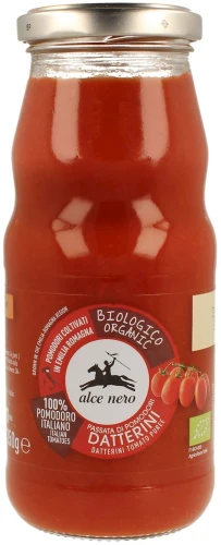 12010SOS POMIDOROWY PASSATA (Z POMIDORÓW DAKTYLOWYCH) BIO 350 g - ALCE NERO-1