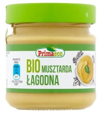 8776MUSZTARDA ŁAGODNA BIO 170 g - PRIMAVIKA (PRIMAECO)-1