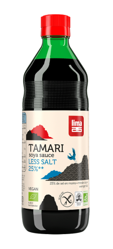 7382SOS SOJOWY TAMARI 25 % MNIEJ SOLI BEZGLUTENOWY BIO 500 ml - LIMA-1