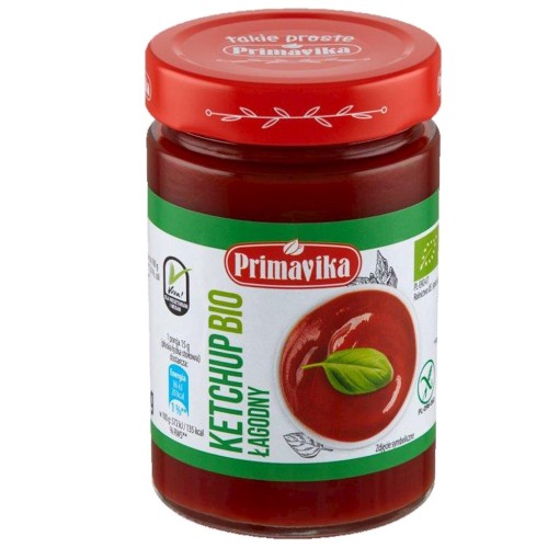 7394KETCHUP ŁAGODNY BEZGLUTENOWY BIO 315 g - PRIMAVIKA (PRIMAECO)-1