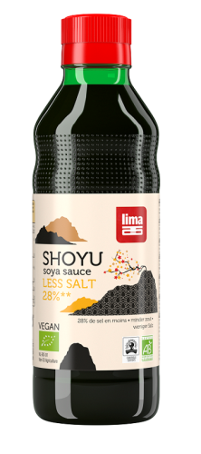 14540SOS SOJOWY SHOYU 28 % MNIEJ SOLI BIO 250 ml - LIMA-1