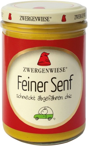 7420MUSZTARDA DELIKATESOWA BEZGLUTENOWA BIO 160 ml - ZWERGENWIESE-1