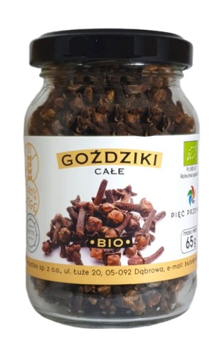 27007GOŹDZIKI CAŁE BEZGLUTENOWE BIO 65 g - PIĘĆ PRZEMIAN-1