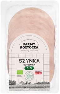 Szynka gotowana plastry bio 100 g - farmy roztocza (z półki)
