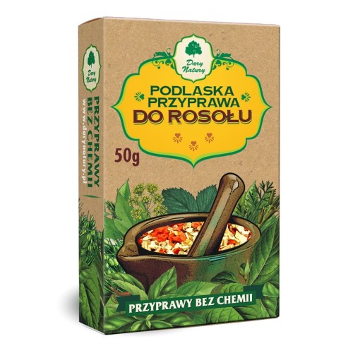 23654PODLASKA PRZYPRAWA DO ROSOŁU BEZGLUTENOWA 50 g - DARY NATURY-1