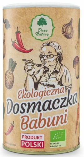 23378PRZYPRAWA UNIWERSALNA "DOSMACZKA BABUNI" BIO 250 g - DARY NATURY-1