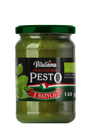 23335PESTO Z BAZYLII BIO 140 g - VITALIANA-1