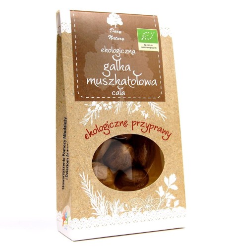 11265GAŁKA MUSZKATOŁOWA CAŁA BIO 30 g - DARY NATURY-1