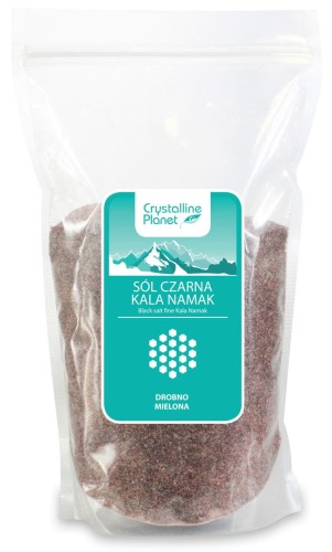 9782SÓL CZARNA KALA NAMAK DROBNO MIELONA 1 kg - CRYSTALLINE PLANET-1