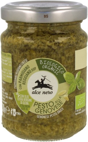 7387PESTO GENOVESE (SOS BAZYLIOWY) BIO 130 g - ALCE NERO-1