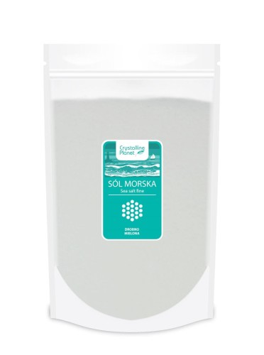 10490SÓL MORSKA DROBNO MIELONA 1 kg - CRYSTALLINE PLANET-1