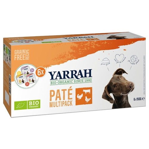 10608(DLA PSA) MULTIPACK PASZTET BIO (6 x 150 g) 900 g - YARRAH-1