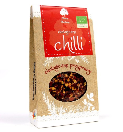 10671CHILI PŁATKI BIO 30 g - DARY NATURY-1