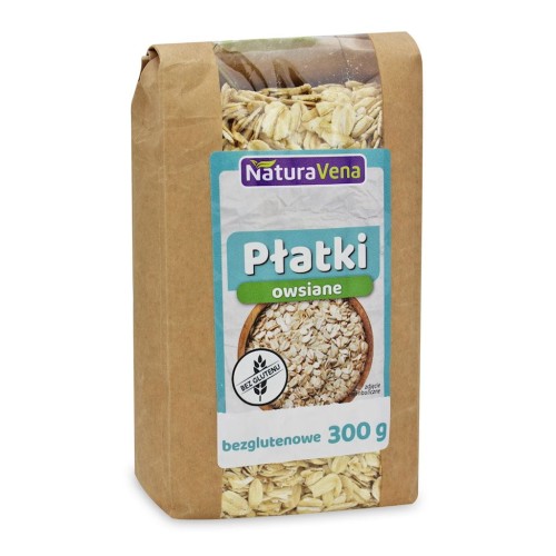 27998PŁATKI OWSIANE BEZGLUTENOWE 300 g - NATURAVENA-1