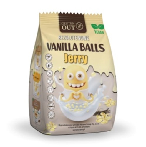 27648KULKI KUKURYDZIANE O SMAKU WANILIOWYM BEZGLUTENOWE 375 g - JERRY GLUTEN OUT-1