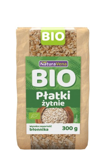 23478PŁATKI ŻYTNIE BIO 300 g - NATURAVENA-1