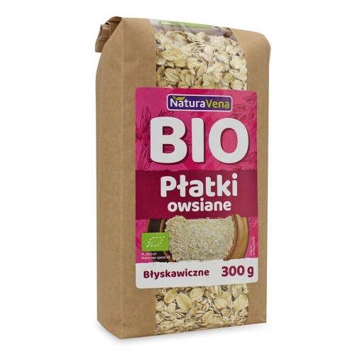 23481PŁATKI OWSIANE BŁYSKAWICZNE BIO 300 g - NATURAVENA-1