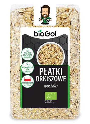 17162PŁATKI ORKISZOWE BIO 300 g - BIOGOL-1