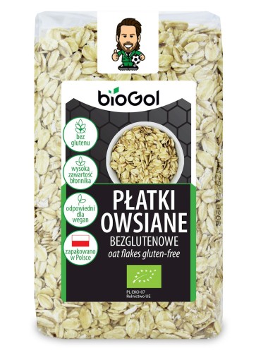 17163PŁATKI OWSIANE BEZGLUTENOWE BIO 300 g - BIOGOL-1