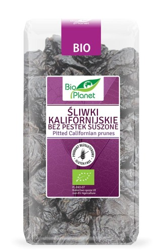8188ŚLIWKI KALIFORNIJSKIE SUSZONE BEZGLUTENOWE BIO 400 g - BIO PLANET-1