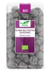 Śliwki bez pestek suszone bio 1 kg - bio planet