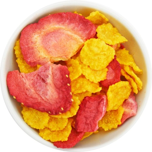 11772PŁATKI KUKURYDZIANE Z TRUSKAWKAMI BIO (SUROWIEC) (8 kg)-1