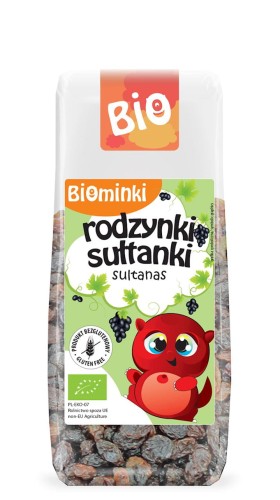 9309RODZYNKI SUŁTANKI BEZGLUTENOWE BIO 150 g - BIOMINKI-1