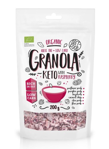 27780GRANOLA MALINA KETO BIO 200 g - DIET-FOOD-1