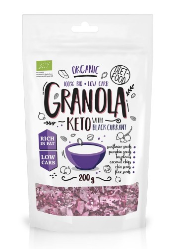 27781GRANOLA CZARNA PORZECZKA KETO BIO 200 g - DIET-FOOD-1