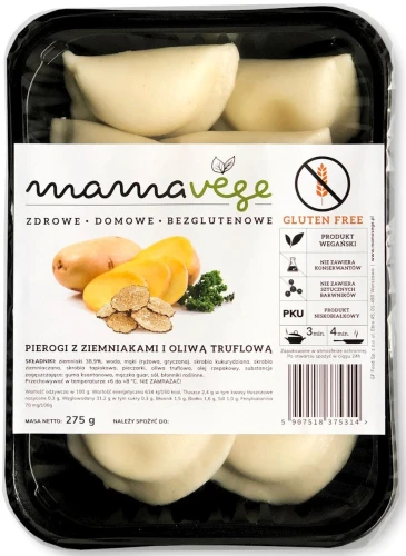 24843PIEROGI Z ZIEMNIAKAMI I OLIWĄ TRUFLOWĄ BEZGLUTENOWE 275 g - MAMA VEGE-1