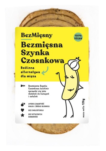24493SZYNKA CZOSNKOWA ROŚLINNA 120 g - BEZMIĘSNY-1