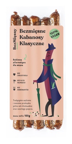 24494KABANOSY KLASYCZNE ROŚLINNE 160 g - BEZMIĘSNY-1