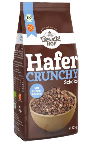 18101CRUNCHY OWSIANE KAKAOWE BEZGLUTENOWE BIO 325 g - BAUCK HOF-1