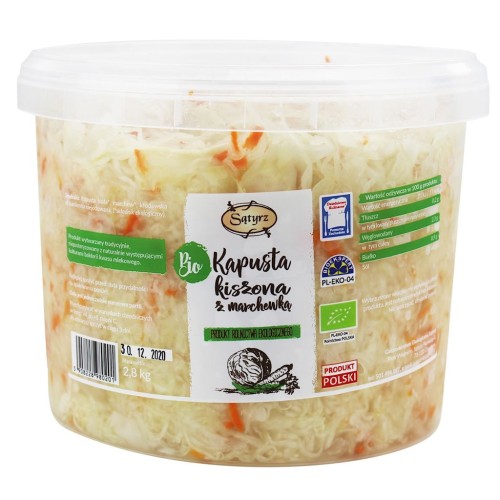 16533KAPUSTA KISZONA Z MARCHEWKĄ BIO 2,8 kg (WIADERKO) - SĄTYRZ-1