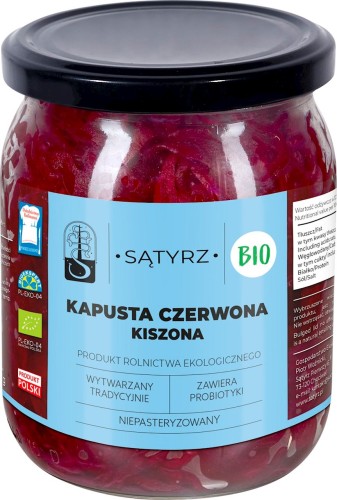 21820KAPUSTA CZERWONA KISZONA BIO 450 g - SĄTYRZ-1