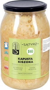 Kapusta kiszona bio 800 g - sątyrz