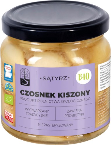 13844CZOSNEK KISZONY BIO 200 g (120 g) - SĄTYRZ-1